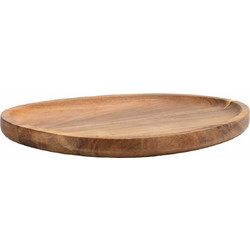 Μεγάλος Οβάλ Δίσκος Allure από Ξύλο Ακακίας 26x21cm για Σερβίρισμα & Οργάνωση Estia 01-28329
