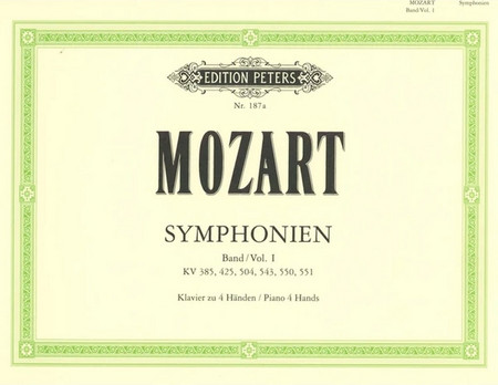 Nakas Music Wolfgang Amadeus Mozart, Hugo Ulrich - Symphonies arr. For Piano 4-Hands - Vol. 1 (K. 385, 425, 504, 543, 550, 551)