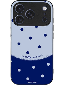 Sonique Delulu Polka Era Series Θήκη Blue Mentally (iPhone 17 Pro)