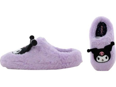 Disney Hello Kitty Kuromi Χειμερινές Παιδικές Παντόφλες για Κορίτσι Λιλά HK009473