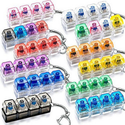Μπρελόκ Αντιστρές Fidget Με Μηχανικά Πλήκτρα Και LED Φωτισμό (Τυχαίο χρώμα)