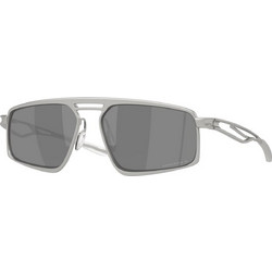 Oakley OO6031 05 Ανδρικά Γυαλιά Ηλίου Aviator Μεταλλικά Ασημί με Μαύρο Φακό