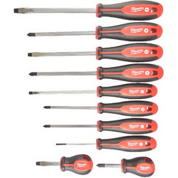 MILWAUKEE 4932471808 Κατσαβίδια PH - PZ και Ίσια Σετ 10τμχ