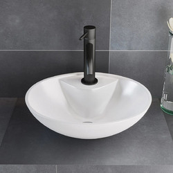 Sanitec Ionion 207 Επικαθήμενος Νιπτήρας Μπάνιου Οβάλ 46x36x15.5cm 152-207OCRA