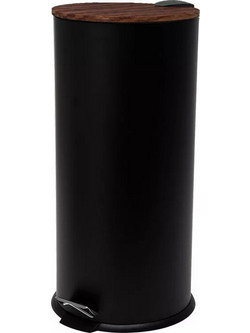 Κάδος Απορριμμάτων Allure Μεταλλικό 30L Estia - 96 - Black