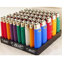 Αναπτήρες Bic Mini (μικροί) J25 Μονόχρωμοι - Συσκευασία των 50 3086125002805