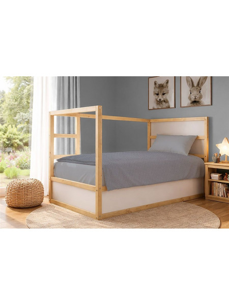Κουβέρτα Πικέ Μονή Dimcol 165x270 Grey