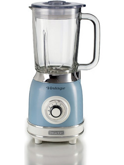 Ariete Vintage 583/05 Μπλέντερ για Smoothie με Γυάλινη Κανάτα 1.5lt 1000W Μπλε