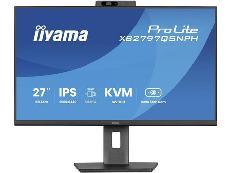 iiyama ProLite XB2797QSNPH-B1 IPS Monitor 27" 2560x1440 QHD 75Hz 1ms