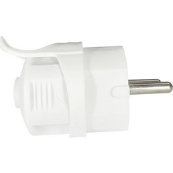 ELP43001 | ELP43001 | ΦΙΣ SCHUKO ΜΕ ΛΑΒΗ ΑΡΣΕΝΙΚΟ ΘΕΡΜΟΠΛΑΣΤΙΚΟ 16A IP20 ΛΕΥΚΟ