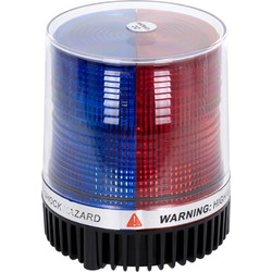 VenCore 6855-10002 - Αδιάβροχος Μαγνητικός Φάρος LED Διπλού Χρώματος Κόκκινο-Μπλε με Βύσμα Αναπτήρα Αυτοκινήτου 12-24V
