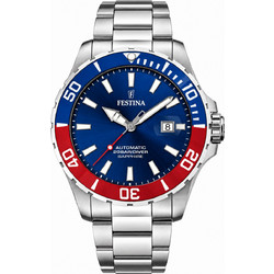 Festina Ανδρικό Ρολόι Αυτόματο με Ασημί Μεταλλικό Μπρασελέ F20531/5