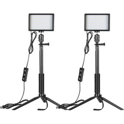 Φωτισμός Studio Neewer Kit ZC-10S two lamps LED + filters + tripods