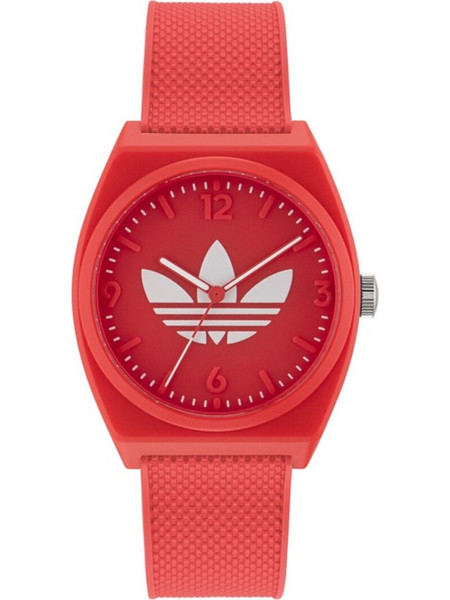 Adidas Ανδρικό Ρολόι με Κόκκινο Καουτσούκ Λουράκι AOST23051