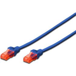 Digitus U/UTP Cat.6 Καλώδιο Δικτύου Ethernet 0.25m Blue