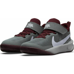 Nike Team Hustle D 10 Παιδικά Αθλητικά Παπούτσια για Μπάσκετ Ανθρακί CW6736-007