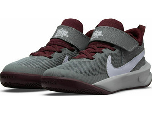 Nike Team Hustle D 10 Παιδικά Αθλητικά Παπούτσια για Μπάσκετ Ανθρακί CW6736-007