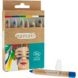 Σετ 6 Bio Μολύβια Face Paint Rainbow Namaki 110060