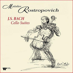 BACH ROSTROPOVICH / CELLO SUITES - 4LP
