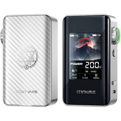 Lost Vape Centaurus BT200 Box Mod 200W Carbon Fiber Silver