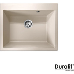 Duralit KZ060 Υποκαθήμενος Νεροχύτης Γρανίτη 500 Beige Avena 60x50cm