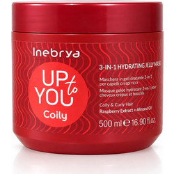 Inebrya Up To You Coily 3-in-1 Hydrating Jelly Μάσκα Μαλλιών 500ml
