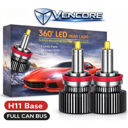 VenCore 3126-10207 - H11 - Ζεύγος Λαμπτήρων LED για Βάση H11 Κυρίως Φωτισμού Αυτοκινήτου η Μοτοσυκλέτας 45 Watt CanBus 4th Gen 1