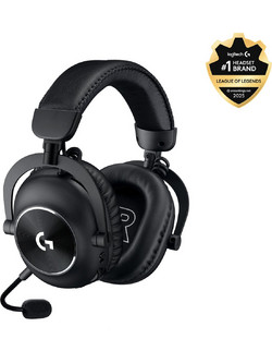 Logitech G Pro X2 Ασύρματο Gaming Headset Over Ear Black