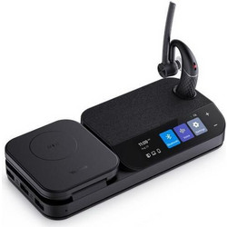 Yealink BH71 Workstation Ασύρματα In-ear Ακουστικά με Βάση Φόρτισης - Μαύρο