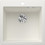 Blanco Pleon 5 Ένθετος Νεροχύτης Γρανίτη White 521672 51.5x51cm