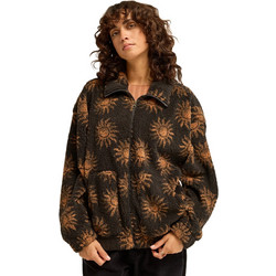 Billabong First Light Γυναικεία Ζακέτα Fleece Μαύρη