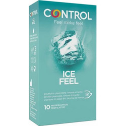 Control Feel Make Feel Ice Feel Προφυλακτικά με Γεύσεις & Λιπαντικό 10τμχ