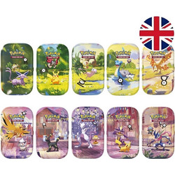 English Pokemon 30 Anniversary assorted Mini Tin Card game 10 Τεμ