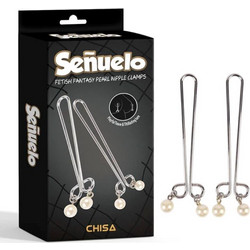 Chisa Novelties Senuelo Pearl Nipple Clamps