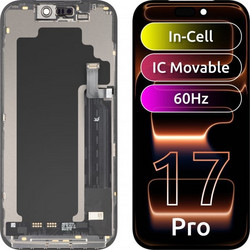 JK Οθόνη LCD In-Cell IC για Apple iPhone 17 Pro, Μαύρη