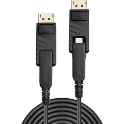 Lindy Cable mini DisplayPort male - mini DisplayPort male 30m Μαύρο (38482)