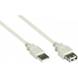 Good Connections 2511-OF2 Καλώδιο USB-A Female 2.0 to USB-A Male 1.8m Grey