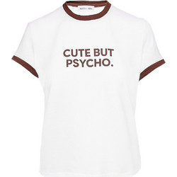 T-Shirt Psycho 1619.42 off-white
