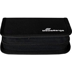 MediaRange Media Storage Wallet for 6 USB Flashdrives & 3 SD Memory Cards Nylon Black (MRBOX98)