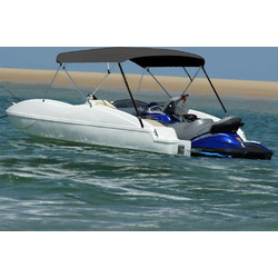 vidaXL Τέντα Σκάφους με 4 Αψίδες Ανθρακί 243x(230-244)x137 εκ