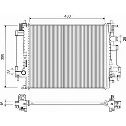 VALEO 701288 - VALEO ΨΥΓΕΙΟ ΜΗΧΑΝΗΣ