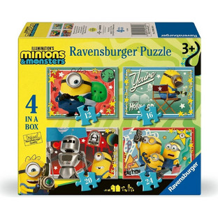 Ravensburger Παιδικό Puzzle Minions III 12+16+20+24 Κομμάτια