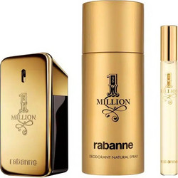 Paco Rabanne 1 Million Eau de Toilette 50ml + 10ml + Deodorant 150ml
