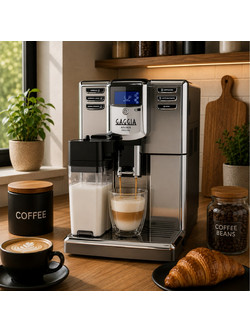 Gaggia Anima Prestige RΙ8762/01 Αυτόματη Μηχανή Espresso 1500W 15bar με Μύλο