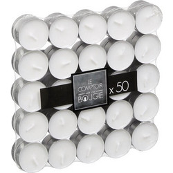 ΡΕΣΏ (ΤEA LIGHTS) SET WHITE TEALIGHT ATMOSPHERA D3.7X50 103111