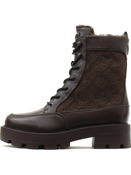 GUESS WOMEN BIKER BOOTS YAROLEN LEATHER