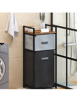 Μεταλλικό Καλάθι Απλύτων Dh Drawr Brown 298Gns4103 (44x102x35)