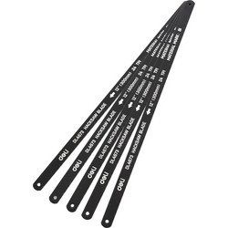 DELI σετ λάμες πριονιού σιδήρου/ξύλου DL4673, 300mm, 24 TPI, 5τμχ