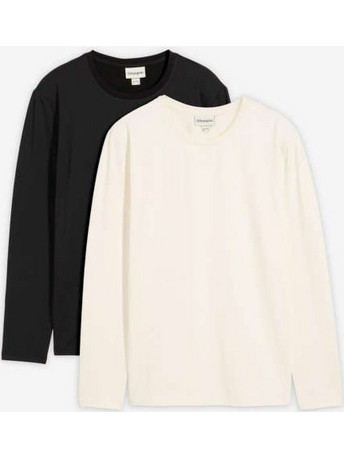 Μακρυμάνικο ισοθερμικό μπλουζάκι, slim fit (συσκευασία των 2)