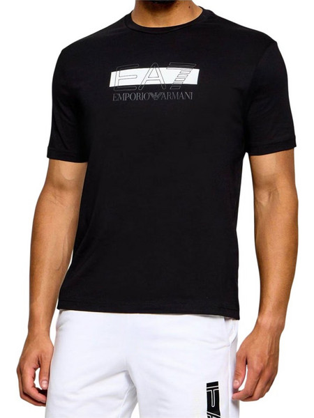 LOGO PRINT SLIM T-SHIRT MEN EA7 EMPORIO ARMANI